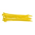 Brady Valve Tag Cable Ties, Yellow, 100PK 98855